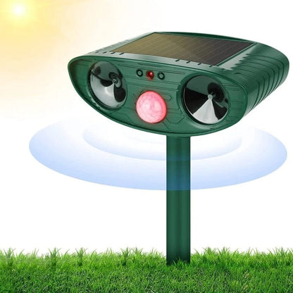 Ultrasonic Woodpecker Deterrent - Humane Bird Repellent for Trees and Homes