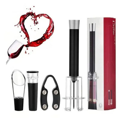 Effortless Air-Assist Wine Bottle Opener Set