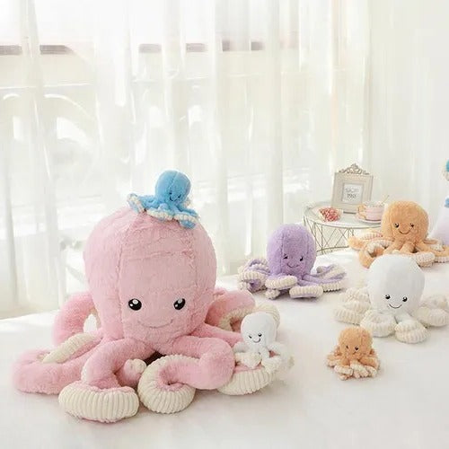Ultra-Soft Giant Octopus Plush Toy - Cuddly Stuffed Animal