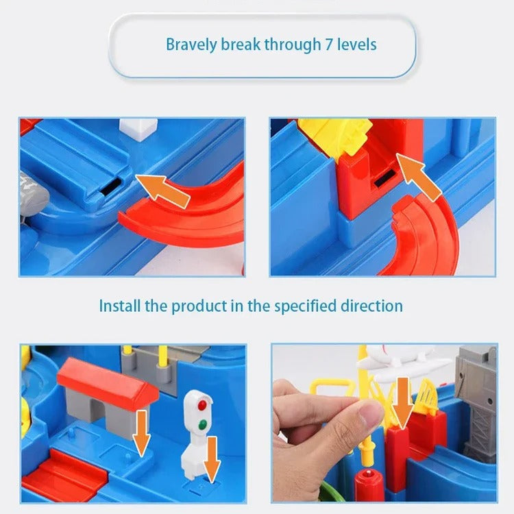 Kids’ Mechanical Vehicle Track Racing Game