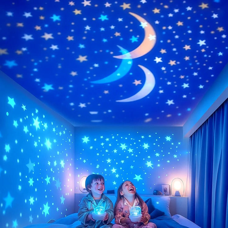 Kids' Ocean Projection Night Light – Soothing Sea Scene Projector Lamp