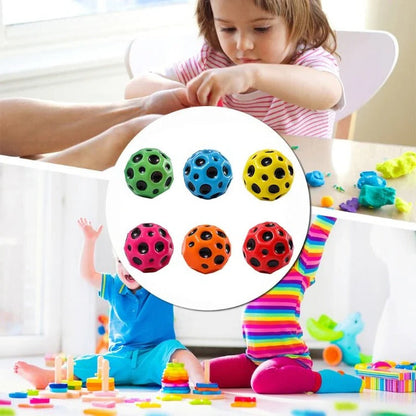 Calming Stress Relief Bouncy Ball - Squeeze, Bounce & Unwind