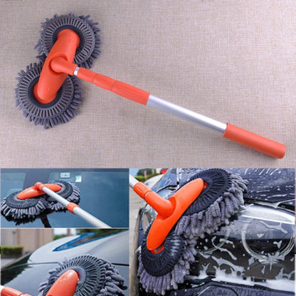 Car Wash Brush with Rotating Head for Effortless, Thorough Cleaning