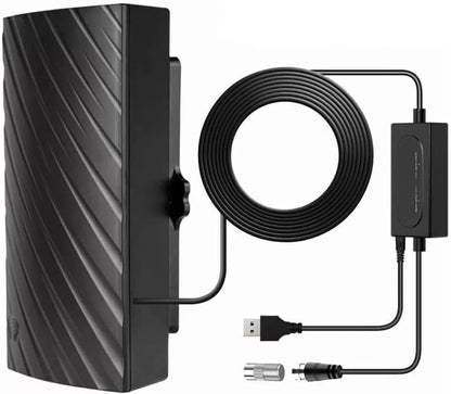 Ultra-Long Range Indoor HDTV Antenna – 4K Digital Broadcast, 600-Mile Coverage