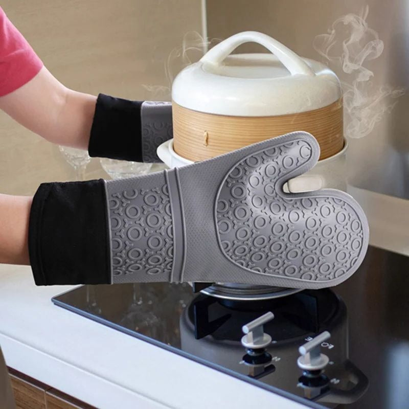 Premium Heat-Resistant Oven Gloves for Safe, Easy Handling