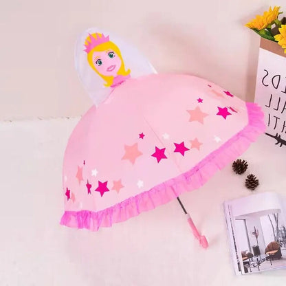Rainbow Fun Kids' Umbrella - Bright, Durable Rain Gear for Little Explorers