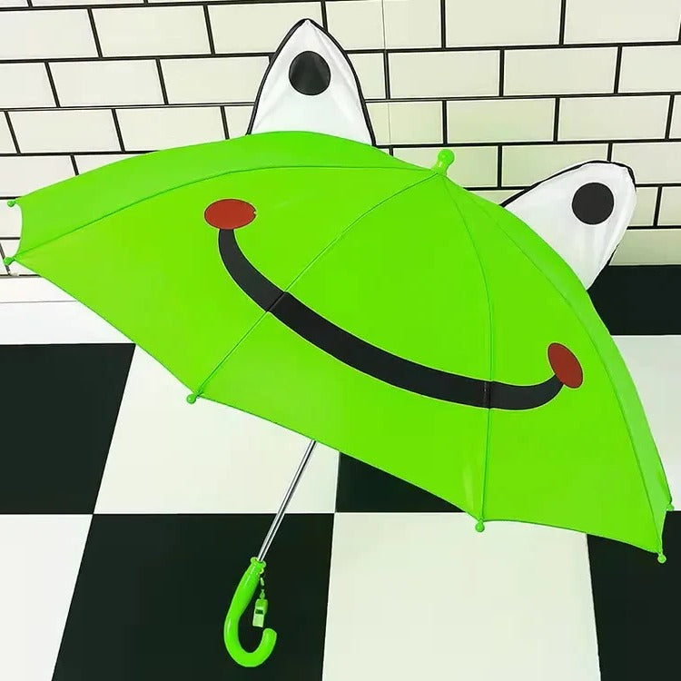 Rainbow Fun Kids' Umbrella - Bright, Durable Rain Gear for Little Explorers