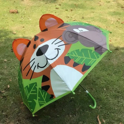 Rainbow Fun Kids' Umbrella - Bright, Durable Rain Gear for Little Explorers