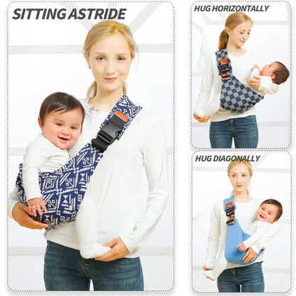 Ergonomic Adjustable Baby Sling Carrier for Secure, Comfortable Front Carry