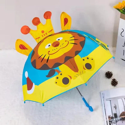 Rainbow Fun Kids' Umbrella - Bright, Durable Rain Gear for Little Explorers