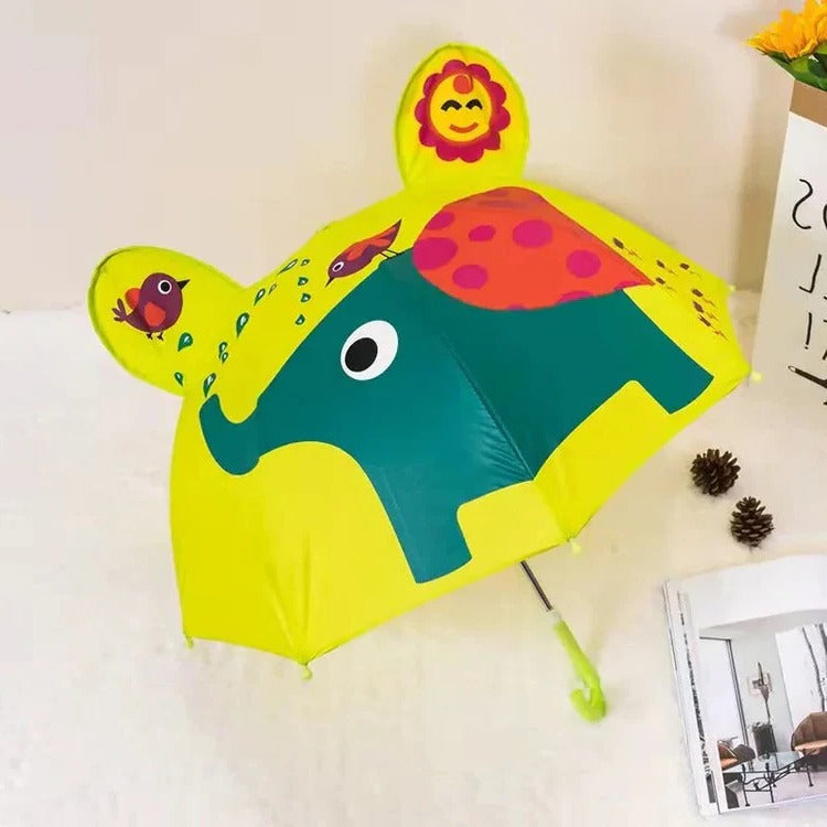 Rainbow Fun Kids' Umbrella - Bright, Durable Rain Gear for Little Explorers