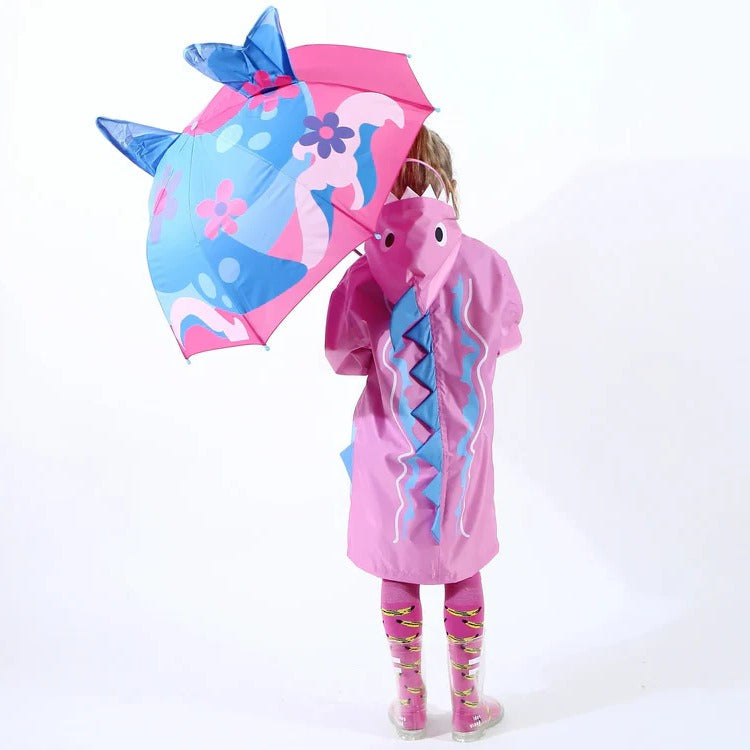 Rainbow Fun Kids' Umbrella - Bright, Durable Rain Gear for Little Explorers