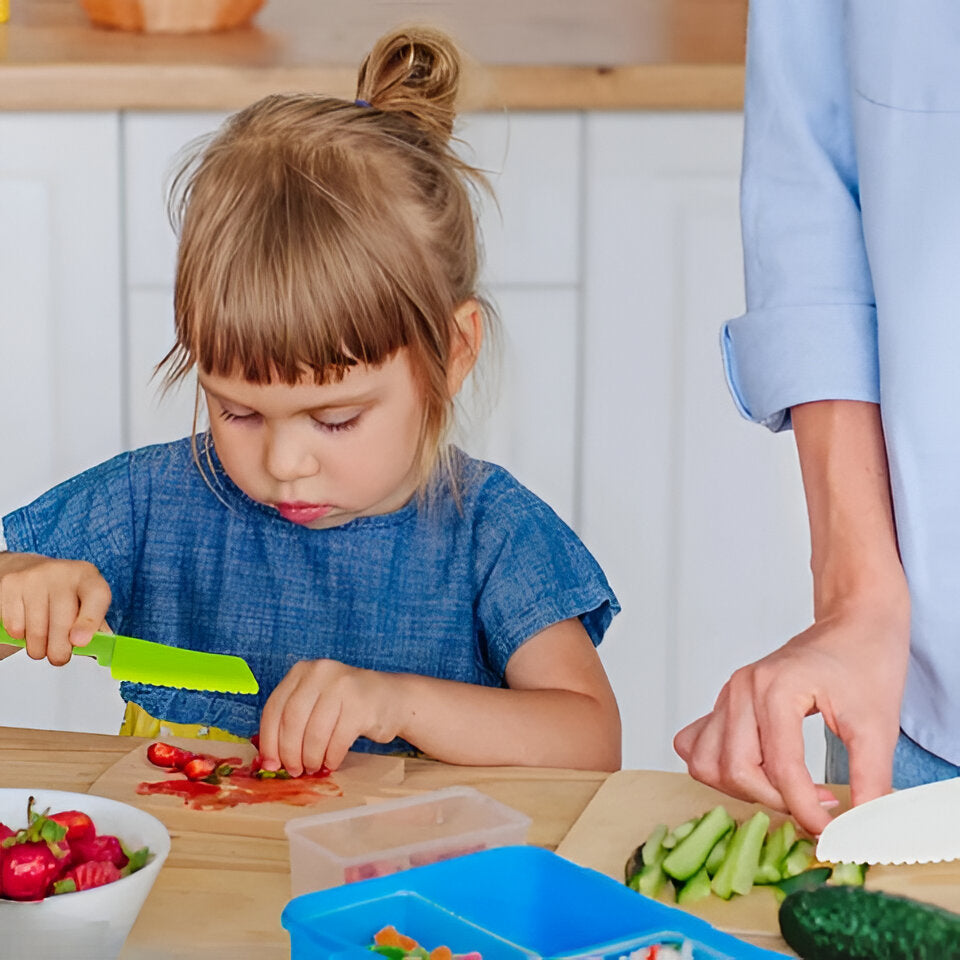 Kids Cooking Set: 13-Piece Starter Kitchen Tool Kit for Young Chefs