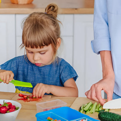 Kids Cooking Set: 13-Piece Starter Kitchen Tool Kit for Young Chefs
