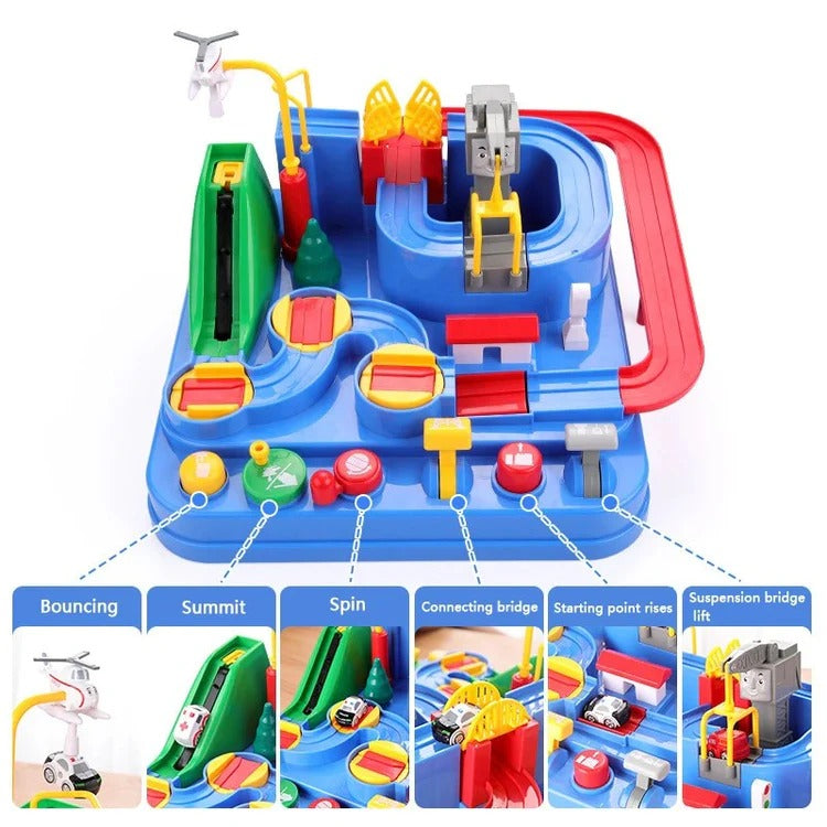 Kids’ Mechanical Vehicle Track Racing Game