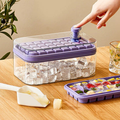 One-Click Ice Tray System — Effortless Ice at the Push of a Button