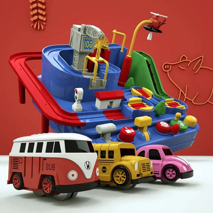 Kids’ Mechanical Vehicle Track Racing Game