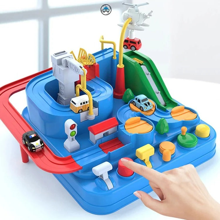 Kids’ Mechanical Vehicle Track Racing Game