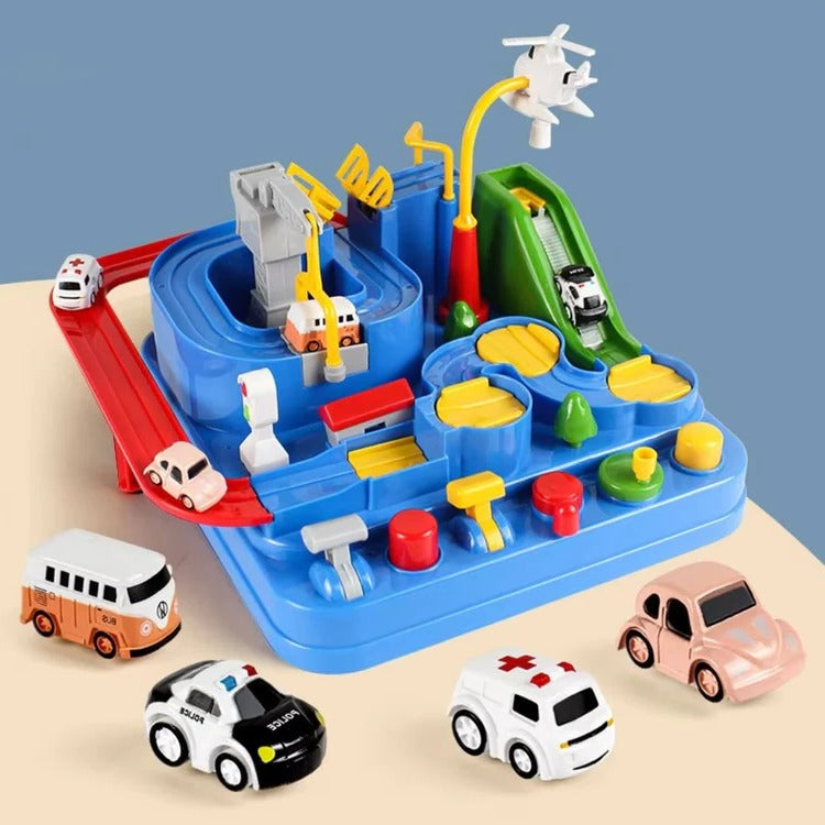 Kids’ Mechanical Vehicle Track Racing Game