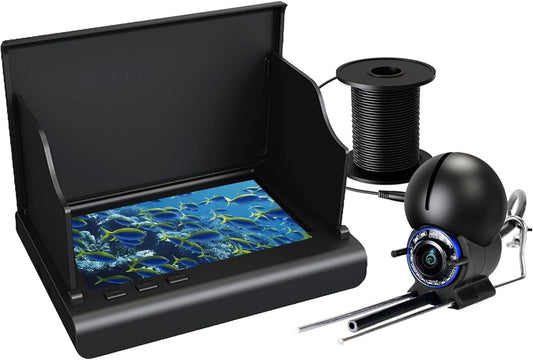 Portable Underwater Fish Finder with Camera and 4.3-inch LCD Monitor