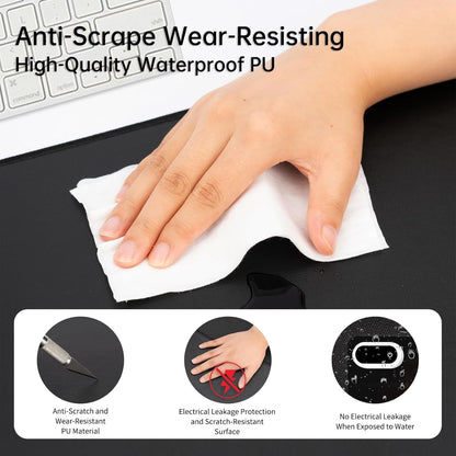 Cozy Heated Desk Pad with Built-In Mouse Pad for All-Day Comfort