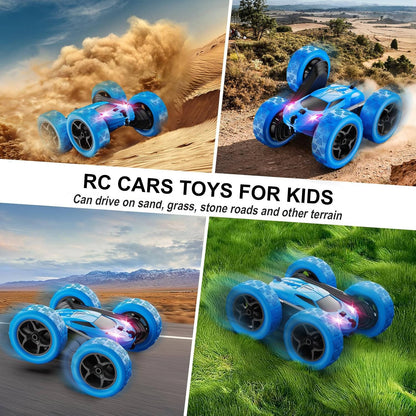 Thrilling RC Cars for Kids Ages 6–12 with LED Lights and 360° Flips