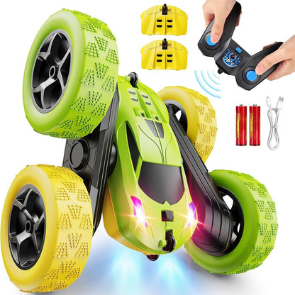Thrilling RC Cars for Kids Ages 6–12 with LED Lights and 360° Flips