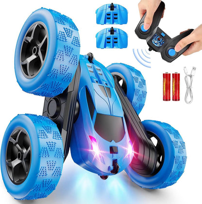Thrilling RC Cars for Kids Ages 6–12 with LED Lights and 360° Flips