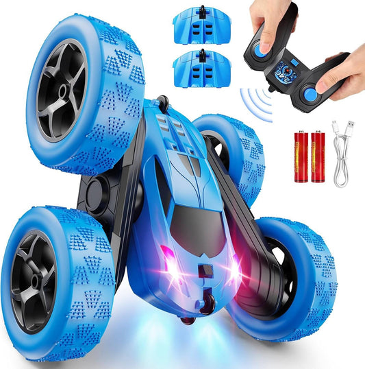 Thrilling RC Cars for Kids Ages 6–12 with LED Lights and 360° Flips