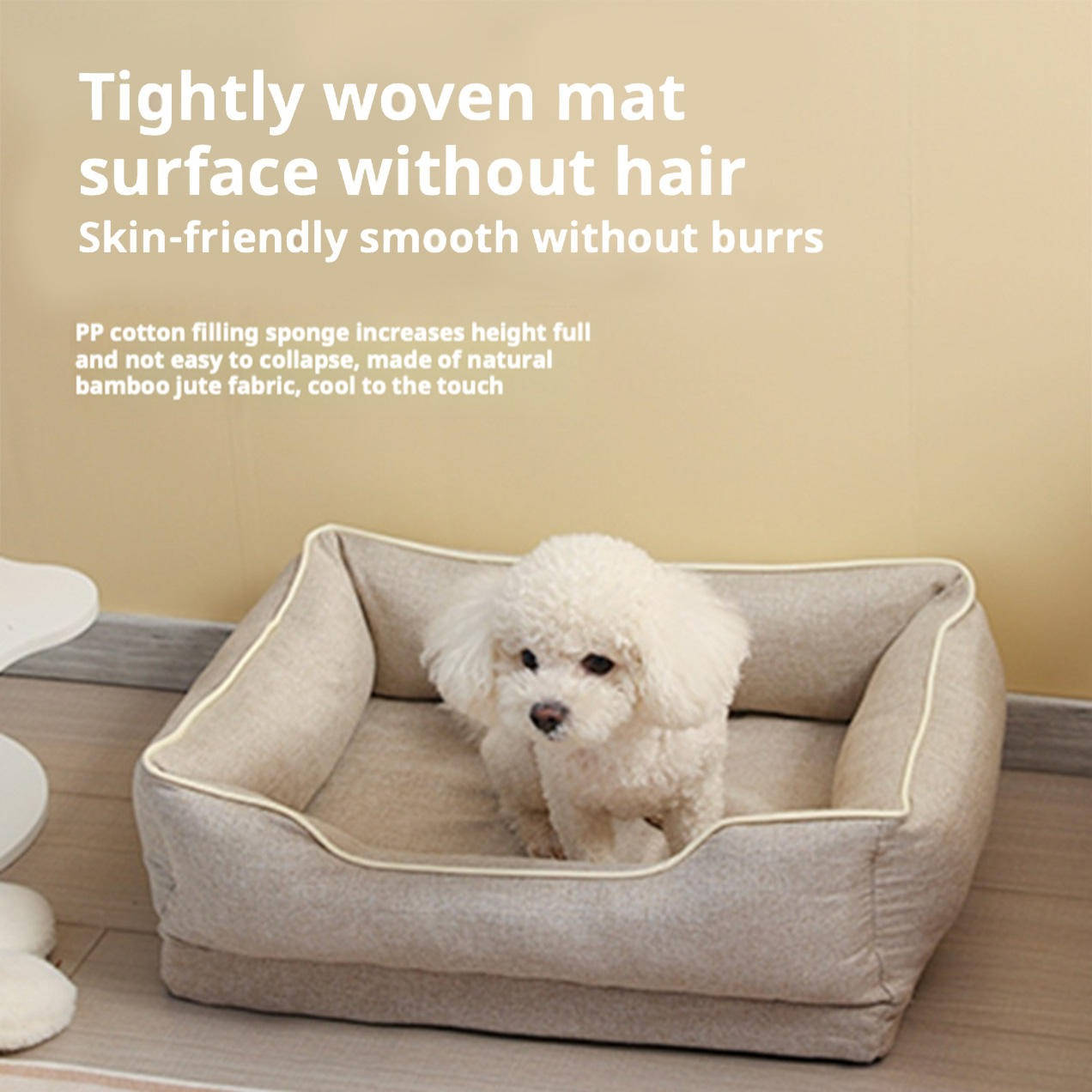 Orthopedic Non-Slip Car Dog Bed for the Back Seat