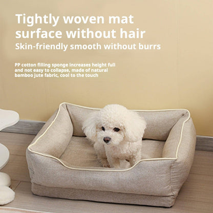 Orthopedic Non-Slip Car Dog Bed for the Back Seat