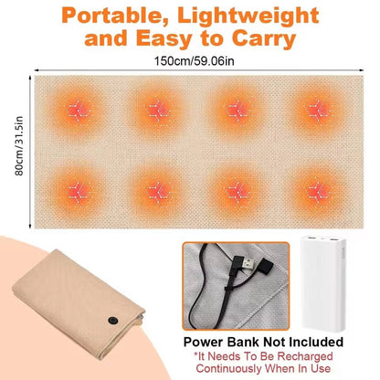 Cozy On-The-Go Heated Shawl Blanket