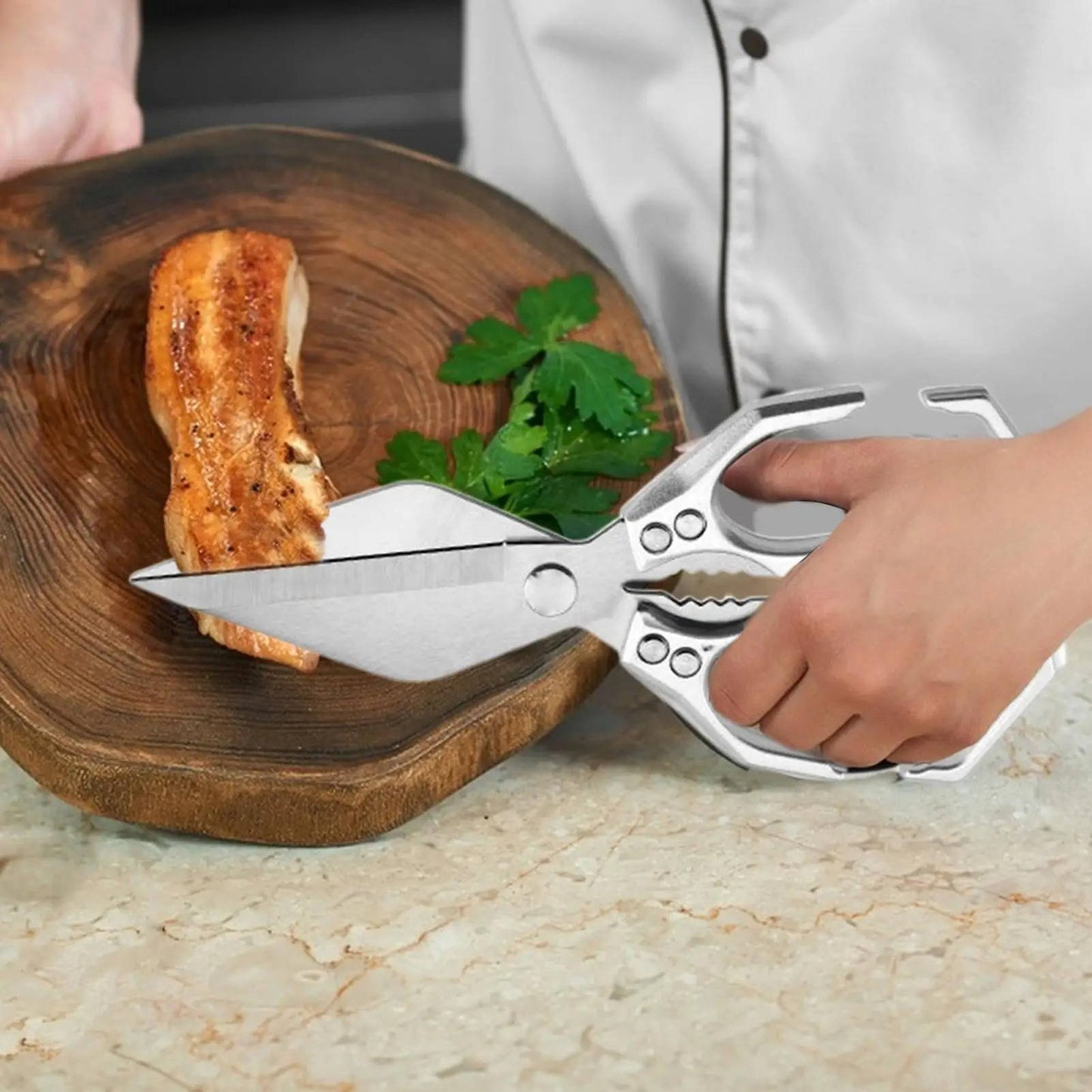 Premium Kitchen Shears - Durable, All-Purpose Scissors for Everyday Kitchen Tasks