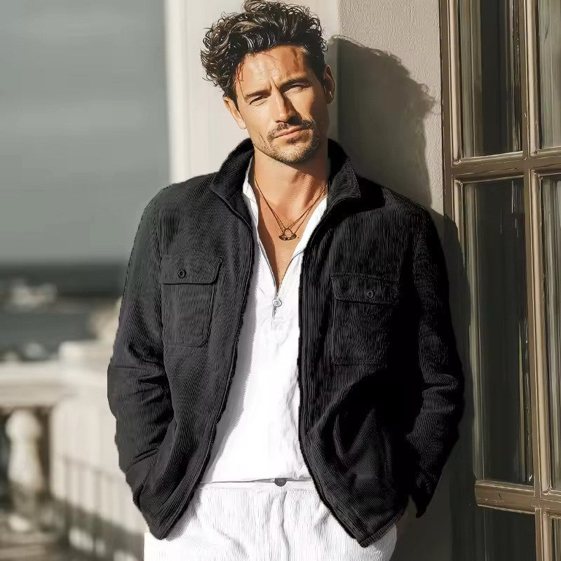 Timeless Men's Corduroy Jacket - Classic, Versatile Style for Everyday Wear