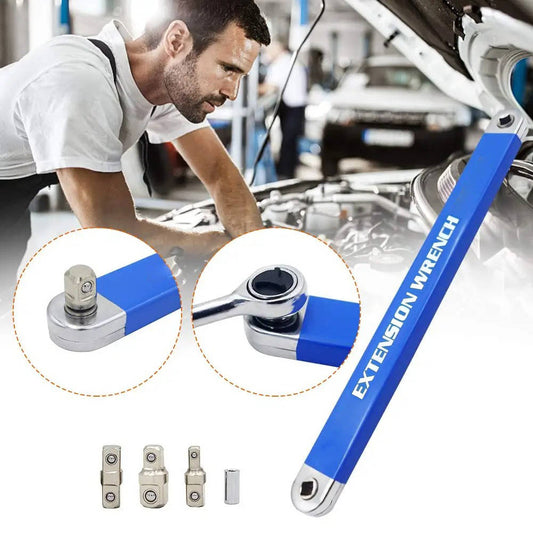 Telescoping Extension Wrench for Tight Spaces