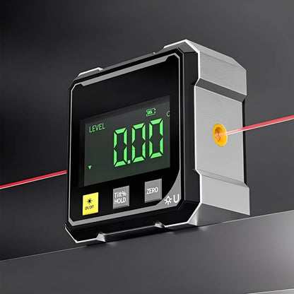 Laser-Enabled Digital Angle Gauge for Precise Measurements