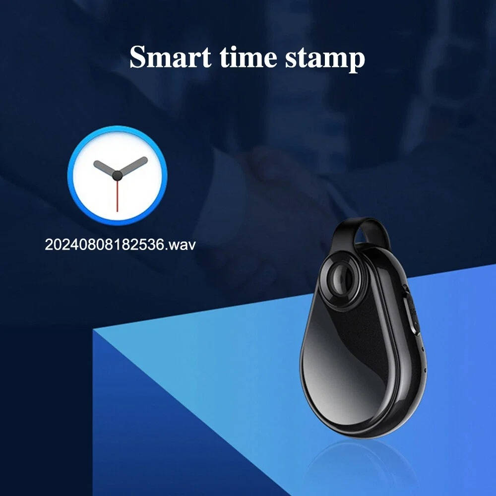 Discreet Hidden Camera Necklace with Audio and Video Recording