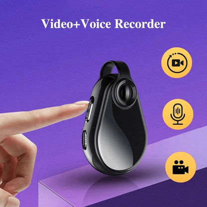 Discreet Hidden Camera Necklace with Audio and Video Recording