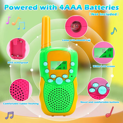 Kids Walkie Talkies Set — 3-Pack