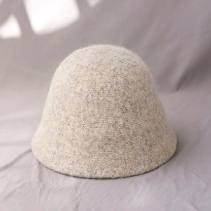 Women's Cozy Winter Wool Bucket Hat