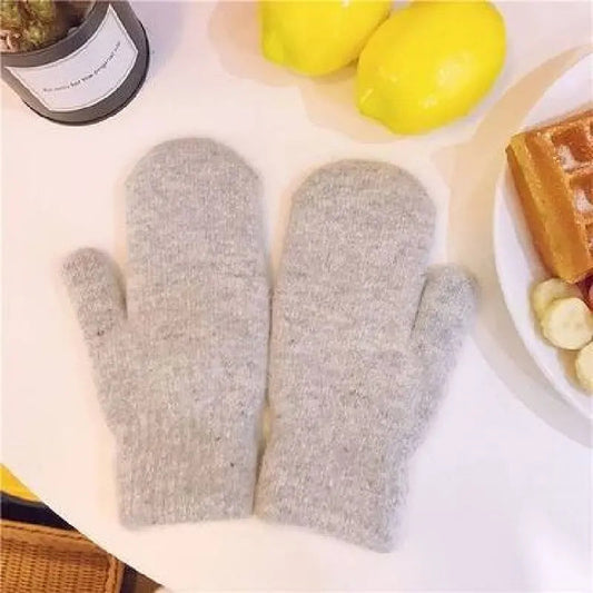 Luxurious Women's Cashmere Knit Mittens for Winter – Soft, Warm & Cozy