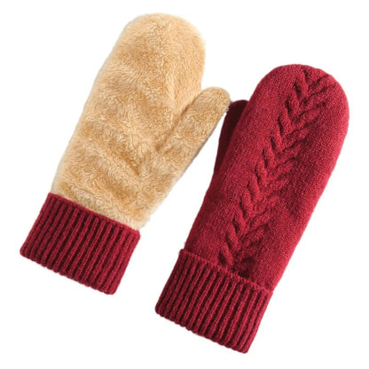 Ultra-Warm Double-Layer Fleece-Lined Winter Mittens