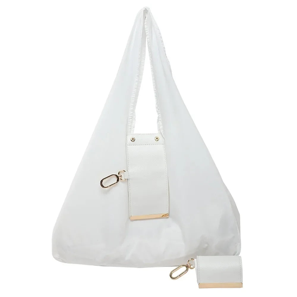 Compact Keychain Tote Bag That Folds for Easy Carry