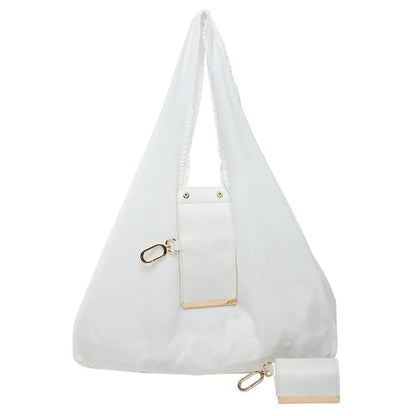 Compact Keychain Tote Bag That Folds for Easy Carry