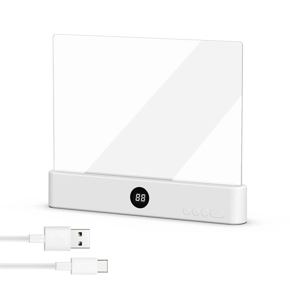 LED Night-Vision Flat-Panel Reading Light - Slim, Ultra-Bright Desk Lamp for Comfortable Reading