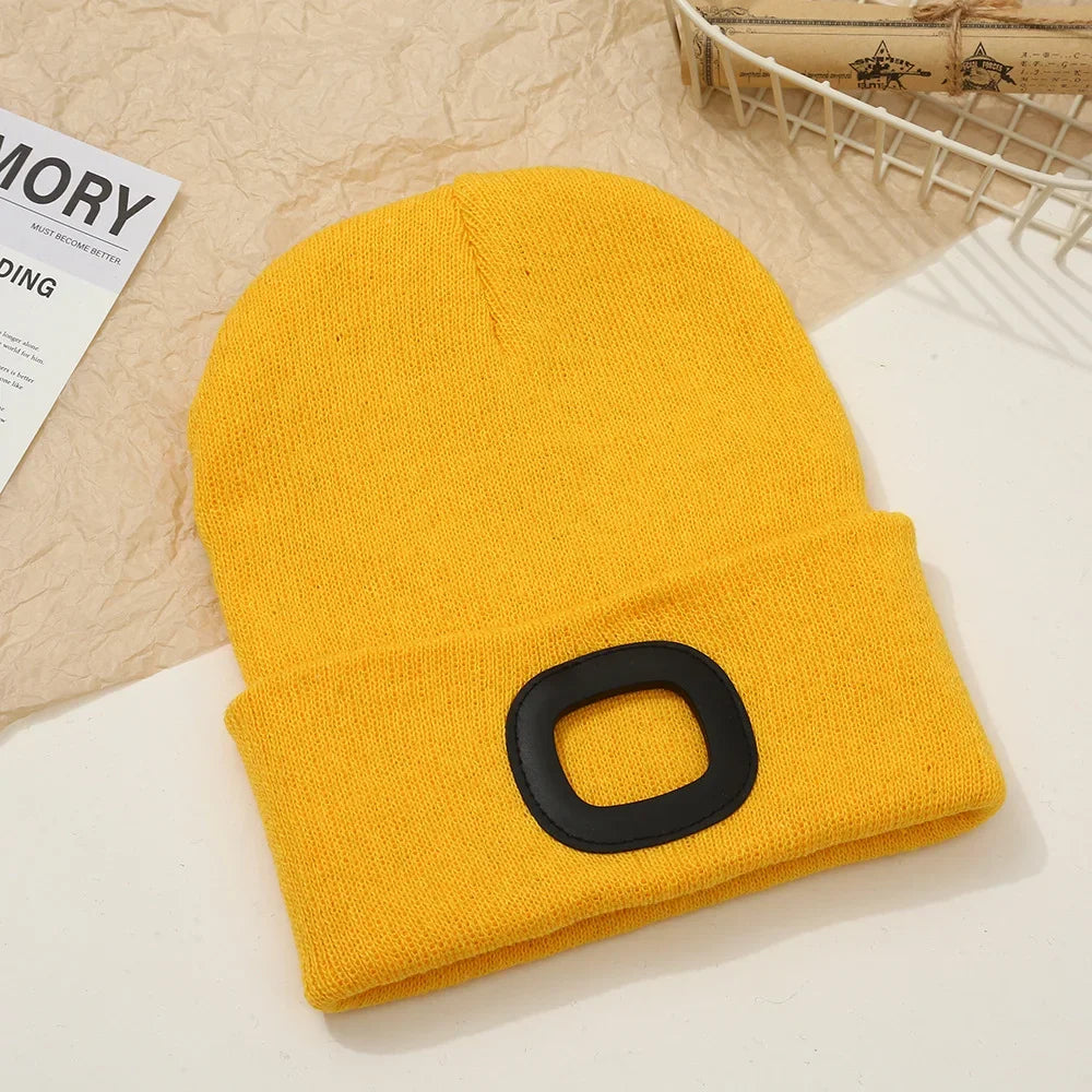 Winter-Ready Rechargeable LED Beanie Hat with Hands-Free Illumination